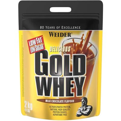 Weider Gold Whey Schokolade - Proteinpulver - 2000g Weider Gold Whey Schokolade - Proteinpulver - 2000g