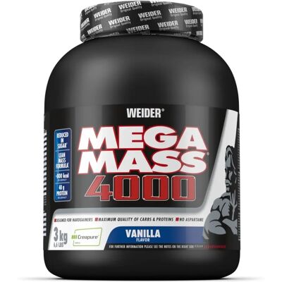 Weider Mega Mass 4000 Wanilia - Suplement na przyrost masy Weider Mega Mass 4000 Wanilia - Suplement na przyrost masy