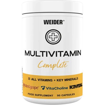 Weider Multivitamin Komplett - 90 Kapseln - Multivitamin für die Gesundheit Weider Multivitamin Komplett - 90 Kapseln - Multivitamin für die Gesundheit