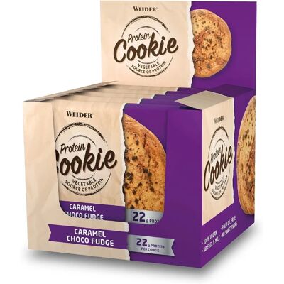 Weider Protein Cookie - Caramel Choco Fudge - 12 x 90g Weider Protein Cookie - Caramel Choco Fudge - 12 x 90g