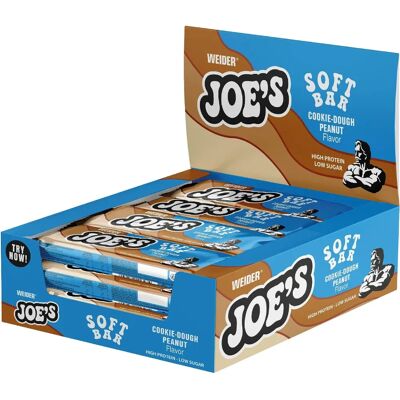 Weider - Joe'S Soft Bar - Peanut Cookie Dough 12x50g Weider - Joe'S Soft Bar - Peanut Cookie Dough 12x50g