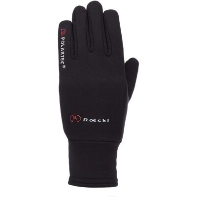 Roeckl Sports Katla Jr. Unisex Kinderhandschuhe - Schwarz - Größe 4 Roeckl Sports Katla Jr. Unisex Kinderhandschuhe - Schwarz - Größe 4