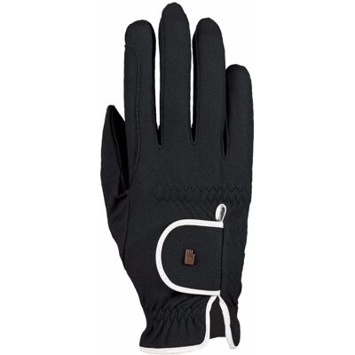 Gant d'équitation Roeckl Lona - Noir/Blanc Gant d'équitation - Gants de monte - Publicité Gant d'équitation Roeckl Lona - Noir/Blanc Gant d'équitation - Gants de monte - Publicité