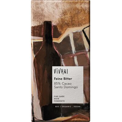 Vivani Gorzkie Czekolada 85% Organiczna - Baton Czekoladowy Vivani Gorzkie Czekolada 85% Organiczna - Baton Czekoladowy