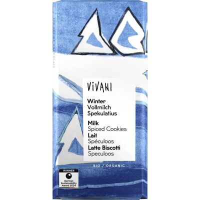 Vivani Bio Winter Schokolade - Milchschokolade Vivani Bio Winter Schokolade - Milchschokolade