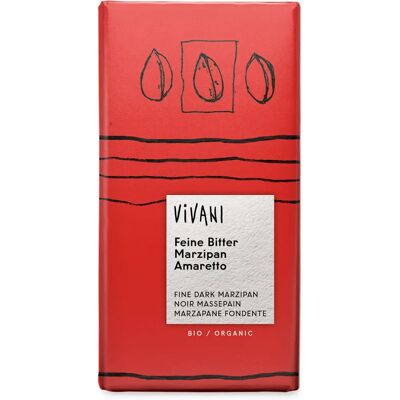 Vivani Ciemna Czekolada z Marcepanem i Amaretto - Tabliczka Vivani Ciemna Czekolada z Marcepanem i Amaretto - Tabliczka