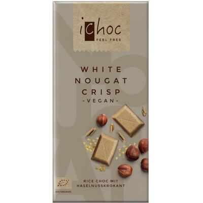 VIVANI Veganer Weiße Nuss-Nougat Schokolade - 80g VIVANI Veganer Weiße Nuss-Nougat Schokolade - 80g