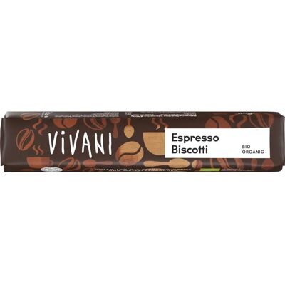 Vivani Espresso Biscotti - Vollmilchschokolade mit Kaffee-Füllung Vivani Espresso Biscotti - Vollmilchschokolade mit Kaffee-Füllung