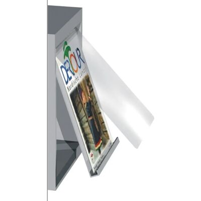 Kerkmann Media Zeitschriftenschrank - 24 Fächer - Lichtgrau Kerkmann Media Zeitschriftenschrank - 24 Fächer - Lichtgrau