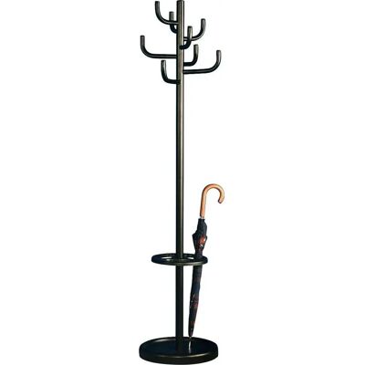 Portemanteau Kerkmann Sierra - 8 Crochets, Acier, Noir - 45x174cm Portemanteau Kerkmann Sierra - 8 Crochets, Acier, Noir - 45x174cm
