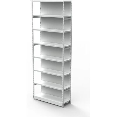 Estantería de Oficina Kaiserkraft - Acero Ajustable - Gris Claro RAL 7035 Estantería de Oficina Kaiserkraft - Acero Ajustable - Gris Claro RAL 7035