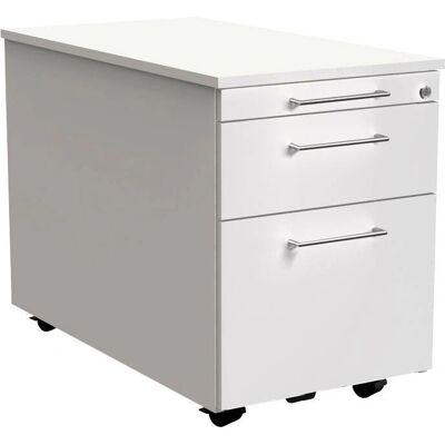 Conteneur à 3 tiroirs Kerkmann Blanc - Mobilier de Bureau Conteneur à 3 tiroirs Kerkmann Blanc - Mobilier de Bureau