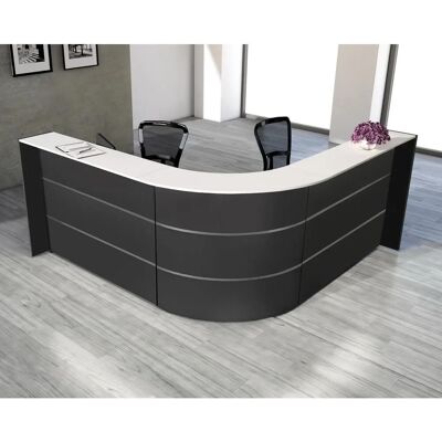 Comptoir d'accueil Kerkmann BARI - Anthracite/Blanc Comptoir d'accueil Kerkmann BARI - Anthracite/Blanc