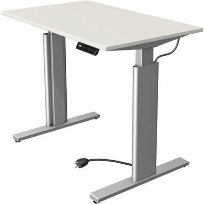 Kerkmann Move 3 verstelbaar bureau - Wit & Zilverkleurig Kerkmann Move 3 verstelbaar bureau - Wit & Zilverkleurig