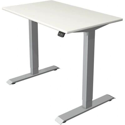 Kerkmann Move 1 Elektrischer Höhenverstellbarer Schreibtisch - Weiß & Silber Kerkmann Move 1 Elektrischer Höhenverstellbarer Schreibtisch - Weiß & Silber