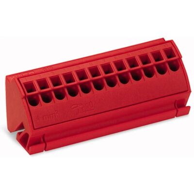 WAGO 812-103 Anschlusssicherung - 4mm², Rot, 10-polig WAGO 812-103 Anschlusssicherung - 4mm², Rot, 10-polig