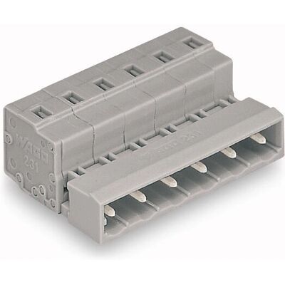 Morsetto WAGO 731-605 - 5 poli - Grigio Morsetto WAGO 731-605 - 5 poli - Grigio