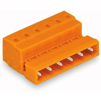 Bornier Wago 731-634 - 4 pôles - Orange Bornier Wago 731-634 - 4 pôles - Orange
