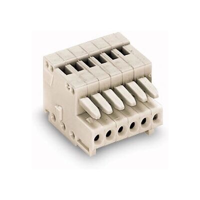 Wago 733-104 Bloque terminal de 4 polos - Gris Wago 733-104 Bloque terminal de 4 polos - Gris