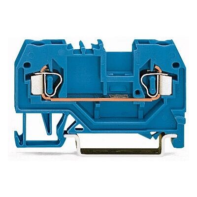 Wago 280-904 Klemme - Blau, 2 Leiter, 5mm, DIN Montage Wago 280-904 Klemme - Blau, 2 Leiter, 5mm, DIN Montage