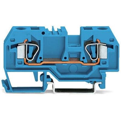 Wago 282-904 Klemme - 2-Leiter, 6mm², Blau Wago 282-904 Klemme - 2-Leiter, 6mm², Blau