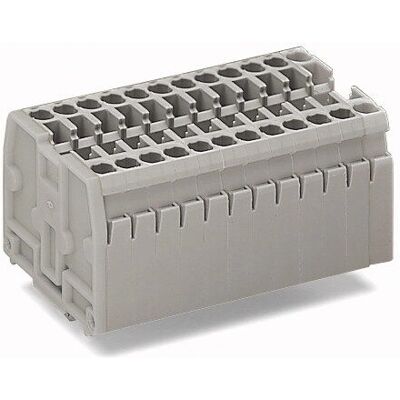 Wago 869-154 Terminalblok - 4P Grijs Wago 869-154 Terminalblok - 4P Grijs