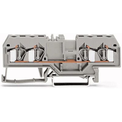 Terminal Wago 281-652 - Carril DIN, 26A, Gris Terminal Wago 281-652 - Carril DIN, 26A, Gris