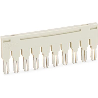 Wago 870-410 Kammbrücker - 10-fach, Grau Wago 870-410 Kammbrücker - 10-fach, Grau