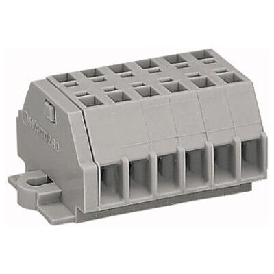 Wago 260-106 Klemme - 6-polig grau Wago 260-106 Klemme - 6-polig grau