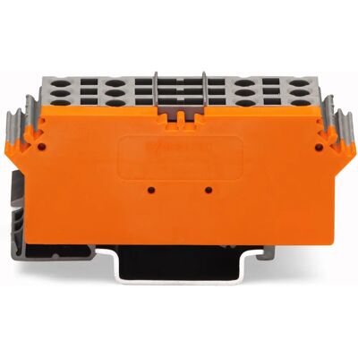 Wago 280-763 Graue Klemme mit 20mm Breite und 4 Leitern Wago 280-763 Graue Klemme mit 20mm Breite und 4 Leitern