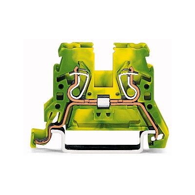 Wago 870-907 Klemmenblock - Erde, Federkraft, 5mm Wago 870-907 Klemmenblock - Erde, Federkraft, 5mm
