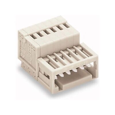 WAGO 733-204 Bloque de terminal - 4 polos, Gris WAGO 733-204 Bloque de terminal - 4 polos, Gris