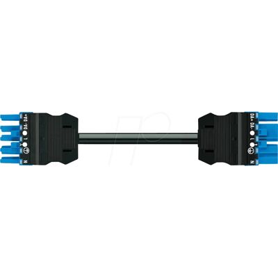 Cable de conexión WAGO 771-9985/006-101 - 5 polos, azul, 1m Cable de conexión WAGO 771-9985/006-101 - 5 polos, azul, 1m