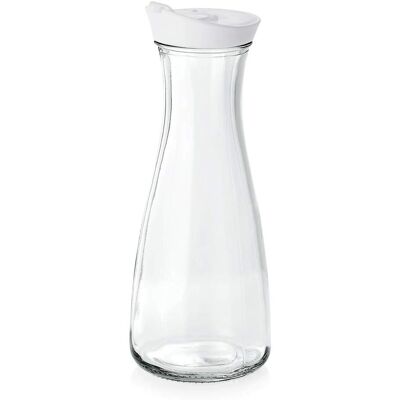 WAS Germany Carafe avec Couvercle - 1L, Blanc, Ø 6,7cm - Carafe - Publicité WAS Germany Carafe avec Couvercle - 1L, Blanc, Ø 6,7cm - Carafe - Publicité
