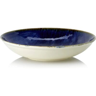 WAS Germany - Assiette creuse, Ø 25 cm, lot de 6, océan foncé - Porcelaine - Publicité WAS Germany - Assiette creuse, Ø 25 cm, lot de 6, océan foncé - Porcelaine - Publicité
