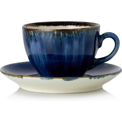 WAS Germany - Ensemble Café - Océan foncé - 6 pièces - Porcelaine WAS Germany - Ensemble Café - Océan foncé - 6 pièces - Porcelaine
