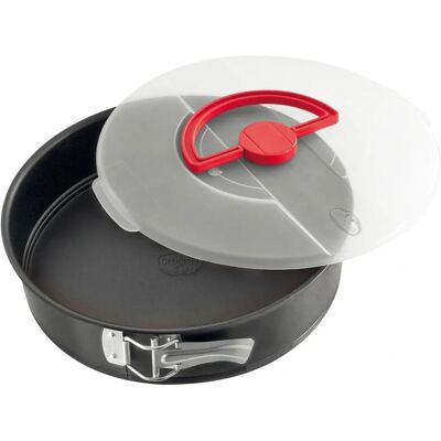 Dr. Oetker Forma de Bolo 26cm Aço Preto Tampa - Forma para Bolo Dr. Oetker Forma de Bolo 26cm Aço Preto Tampa - Forma para Bolo