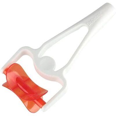 Découpe-pâte blanc et rouge Dr. Oetker - Rouleau à pâtisserie - Publicité Découpe-pâte blanc et rouge Dr. Oetker - Rouleau à pâtisserie - Publicité