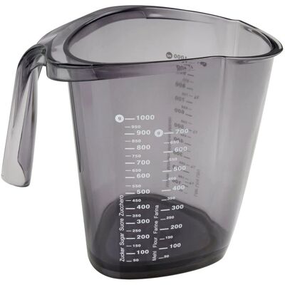 Verre doseur 1 litre Dr Oetker - Mesures Internationales Verre doseur 1 litre Dr Oetker - Mesures Internationales