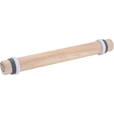 Rodillo de madera Dr. Oetker con espaciadores - Utensilios de cocina clásico, 5 piezas Rodillo de madera Dr. Oetker con espaciadores - Utensilios de cocina clásico, 5 piezas
