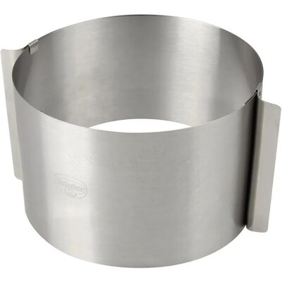 Dr. Oetker Verstellbarer Edelstahl-Tortenring - 16-30cm, 15cm Hoch Dr. Oetker Verstellbarer Edelstahl-Tortenring - 16-30cm, 15cm Hoch