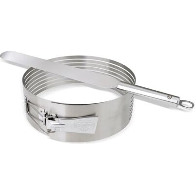 Dr. Oetker Niveau à Gâteau - Inox, Réglable, 26/28cm Dr. Oetker Niveau à Gâteau - Inox, Réglable, 26/28cm