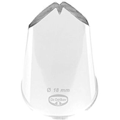 Dr. Oetker Silver Leaf Piping Tip - Cake Decoration Tool Dr. Oetker Silver Leaf Piping Tip - Cake Decoration Tool