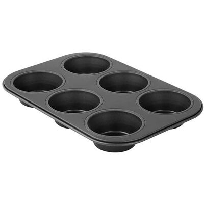 Zenker 3984 Muffinform - 6 Muffins - Svart - Bakarverktyg Zenker 3984 Muffinform - 6 Muffins - Svart - Bakarverktyg