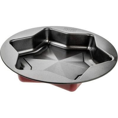 Zenker 6005 Backform Stern, Ø26cm, rot, Weihnachten Zenker 6005 Backform Stern, Ø26cm, rot, Weihnachten