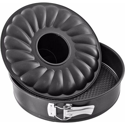 Zenker 6509 Moule à Gâteau - 28cm, Noir Métallique Zenker 6509 Moule à Gâteau - 28cm, Noir Métallique