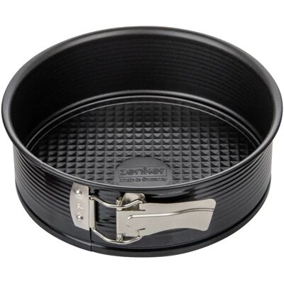 Stampo a cerniera Zenker con fondo piatto Perfect Black+ - Ø20cm Stampo a cerniera Zenker con fondo piatto Perfect Black+ - Ø20cm