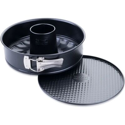 Zenker springvorm met vlakke en buisbasis Perfect Black+ Ø24cm - Springvorm Zenker springvorm met vlakke en buisbasis Perfect Black+ Ø24cm - Springvorm