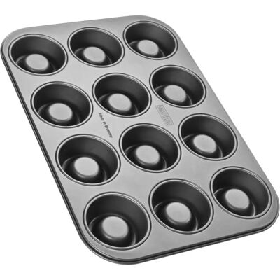 Moule Zenker Noir à Baba au Rhum - 12 Mini Savarins - Publicité Moule Zenker Noir à Baba au Rhum - 12 Mini Savarins - Publicité