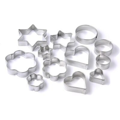 Zenker 12-piece Cookie Cutter Set - Assorted Motifs Zenker 12-piece Cookie Cutter Set - Assorted Motifs